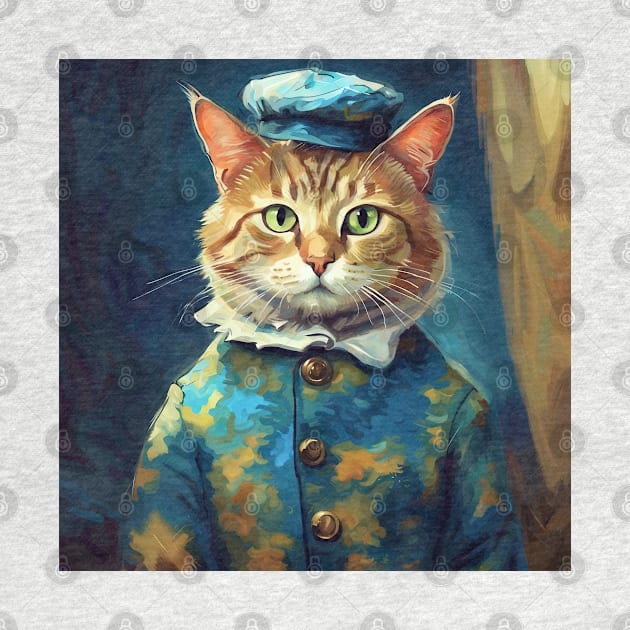 Cat Van Gogh by osmansargin